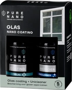 PURE NANO Glas - Nano Coating Voor 5 Jaar Heldere Ramen Met Minder Schoonmaakwerk - 250 Ml -Huishoudelijke Artikelen Winkel 956x1200 1